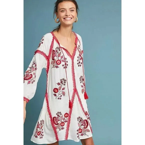 Ranna Gill | Dresses | Anthropologies Ranna Gill Floral Embroidered Dress | Poshmark Ranna Gill | Dresses | Anthropologies Ranna Gill Floral Embroidered Dress | Poshmark